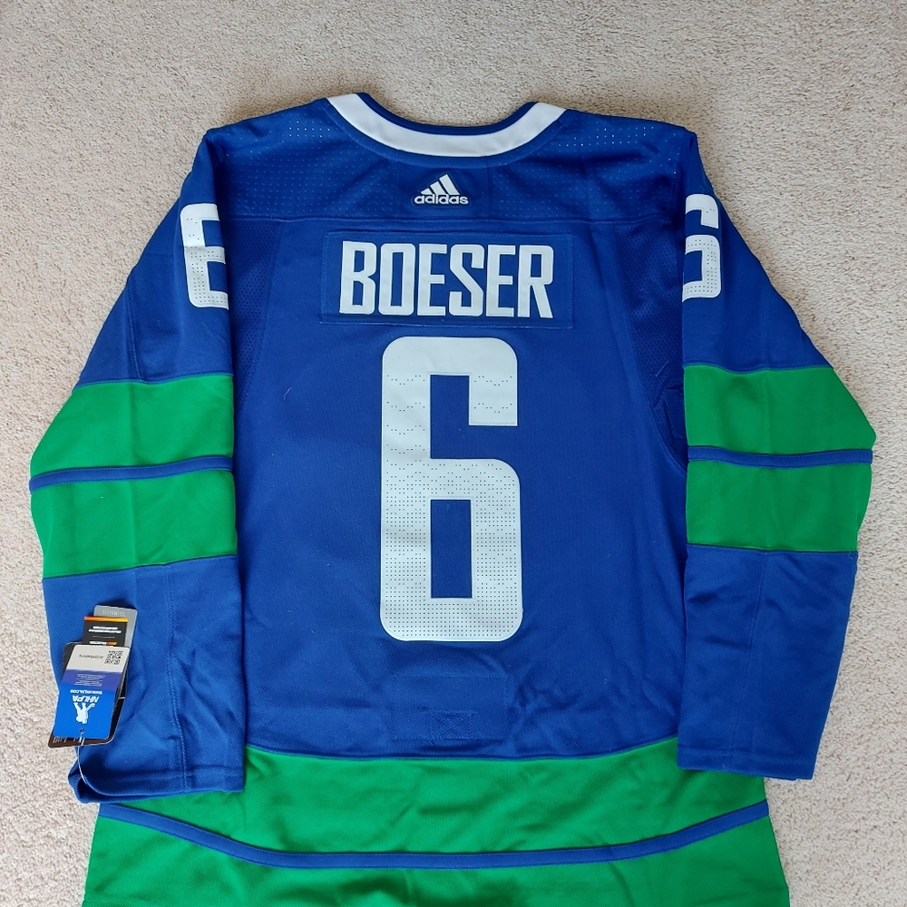 Adidas Brock Boeser Canucks 3rd Jersey size 50